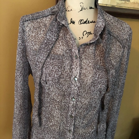 Bushwhacker Vintage NWT sheer purple skirt set - Picture 4 of 7